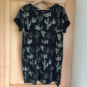 Simka Sol Big Tee T-Shirt Tunic Cactus